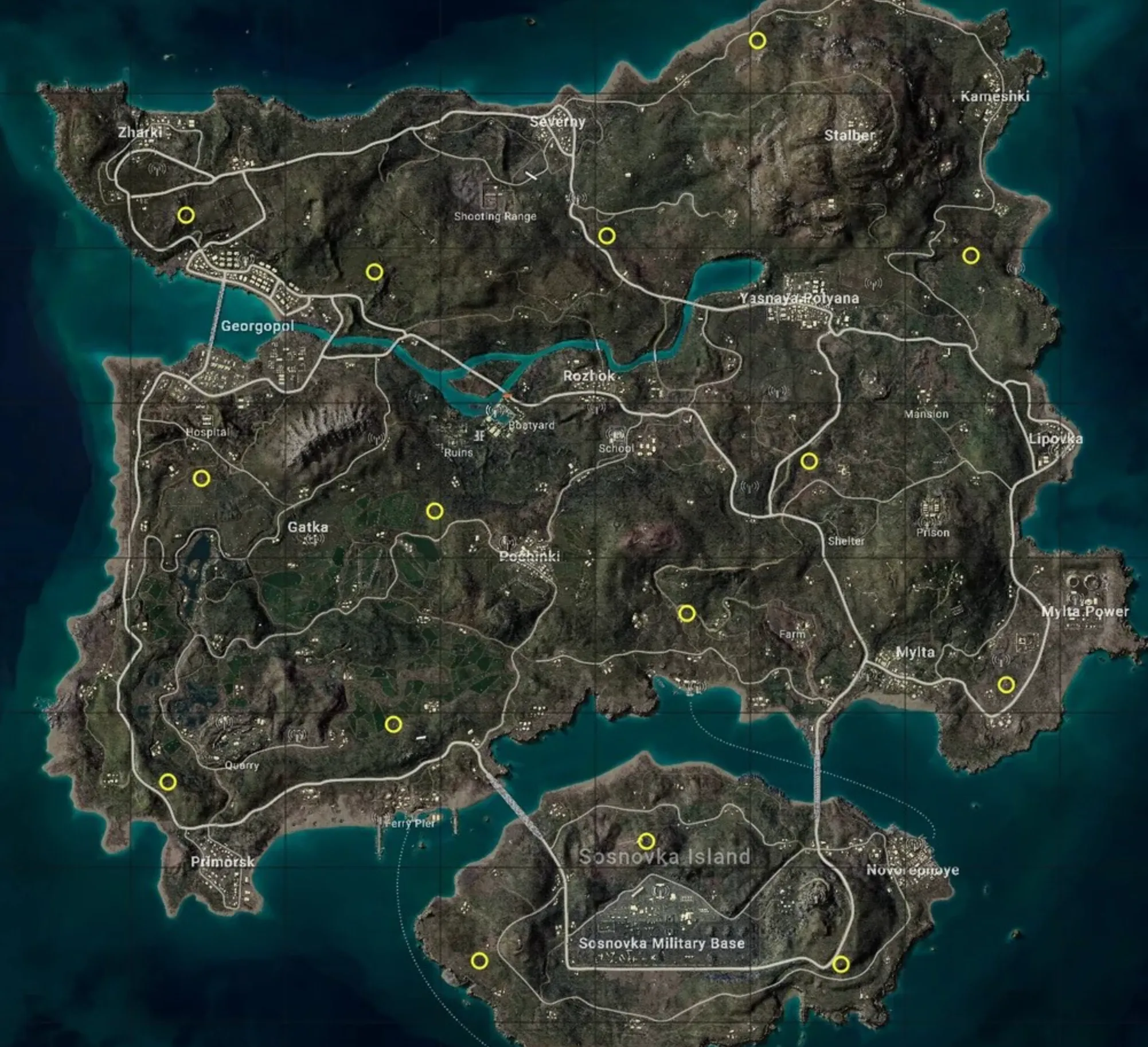 Erangle Secret room Locations